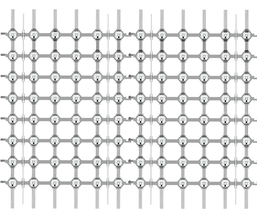 P50-20注塑點(diǎn)光源網(wǎng)格屏